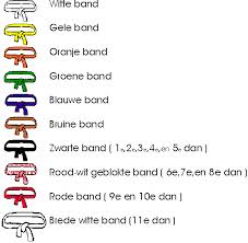 brede witte band judo