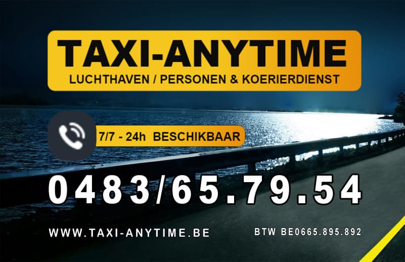 taxi tarieven belgie